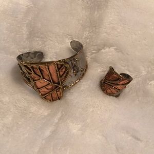 Bracelet and ring set